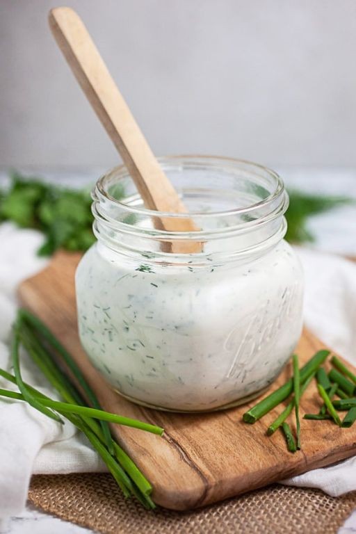 Buttermilk Ranch Dressing with Fresh Herbs