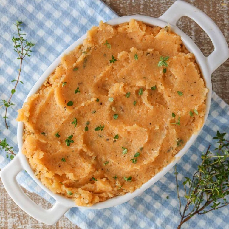 Buttery Brown Sugar Mashed Turnips