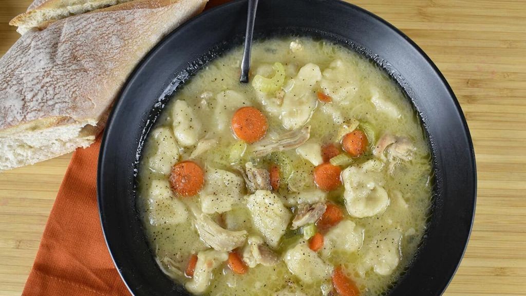 Can Cooker Chicken and Dumplings