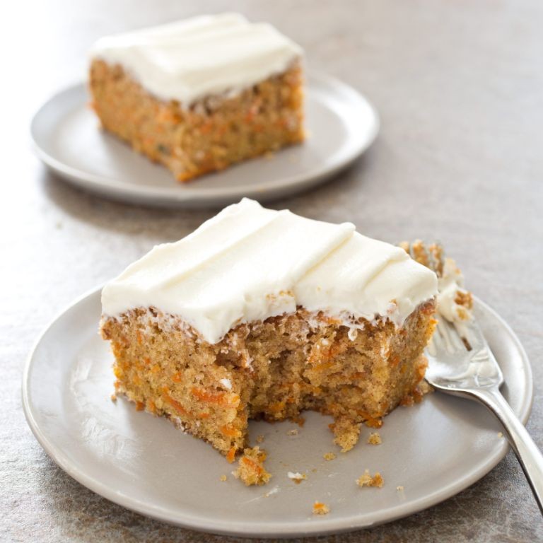 Carrot Cake Sheet Cake with Cream Cheese Frosting