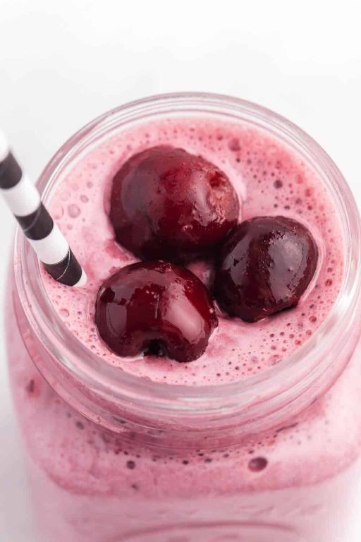 Cherry Vanilla Yogurt Smoothie