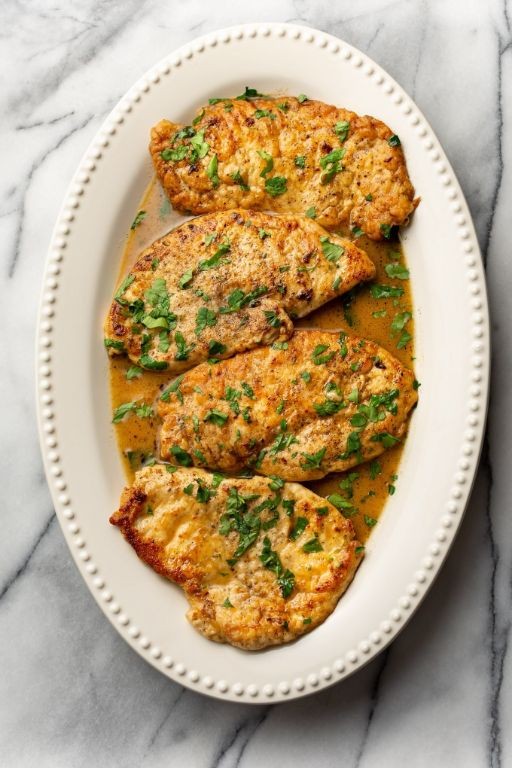 Chicken Scaloppini with Lemon Butter Sauce