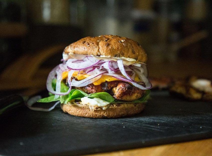 Chicken of the Woods Mushroom Burgers
