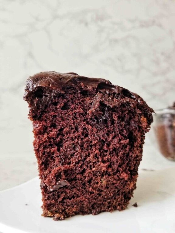 Chocolate Zucchini Bread with Creamy Avocado Frosting