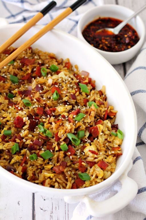 Chourico Fried Rice