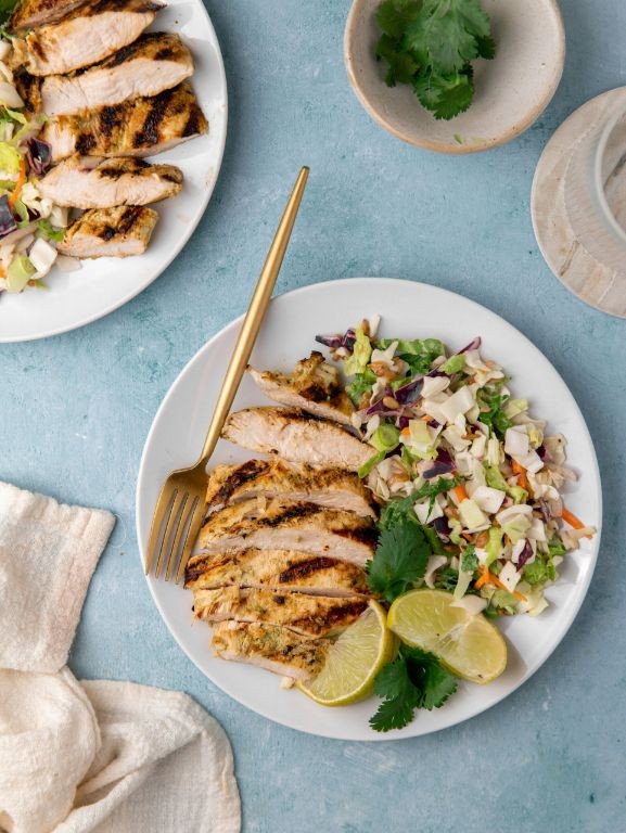 Cilantro Yogurt Marinated Chicken