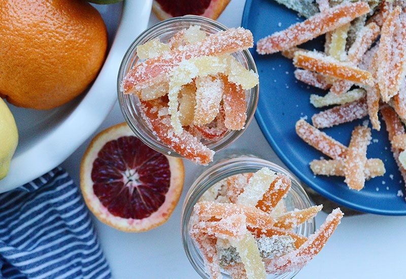 Citric Acid Candied Orange Peel