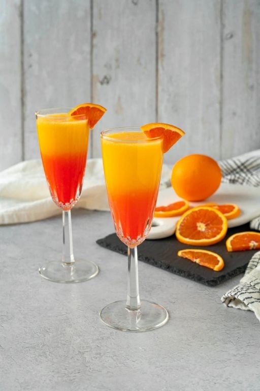 Citrus Sunrise with Orange and Grenadine