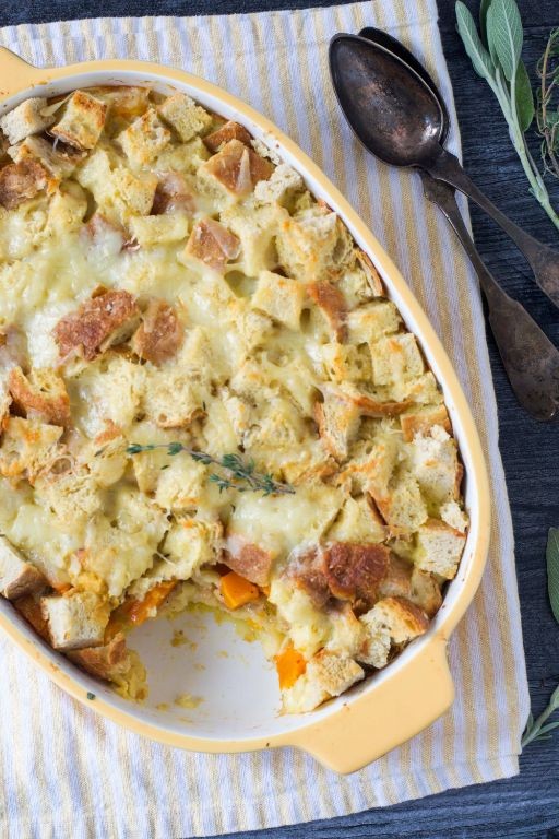Classic Cheese and Herb Strata