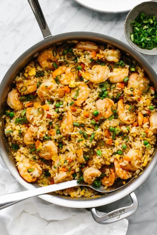 Classic Shrimp Fried Rice with Scallions