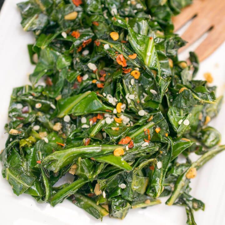 Collard Greens with Garlic