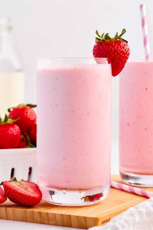Cool Strawberry Yogurt Drink