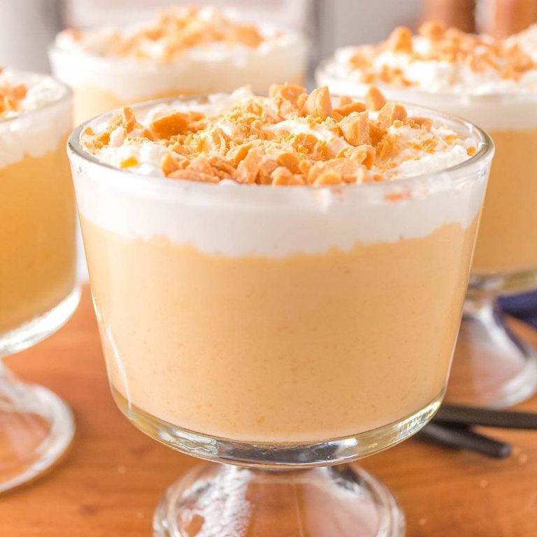 Cool Whip and Butterscotch Pudding Cups