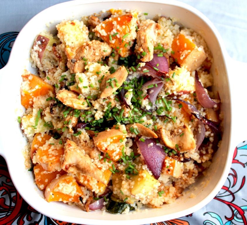 Couscous with Dried Veggies and Chicken