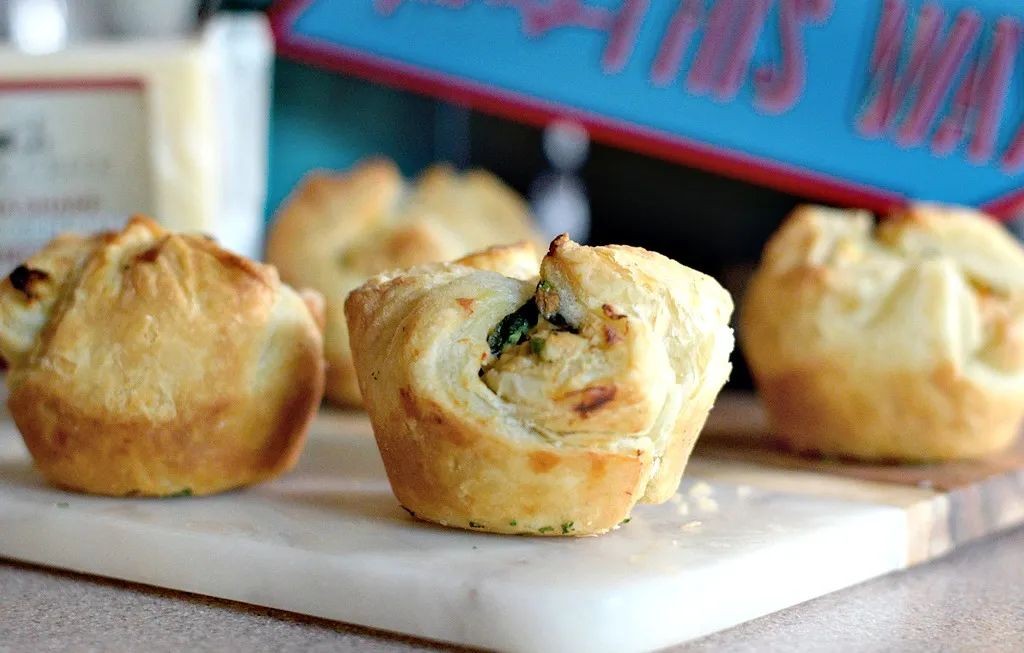 Crab and Spinach Stuffed Pastry