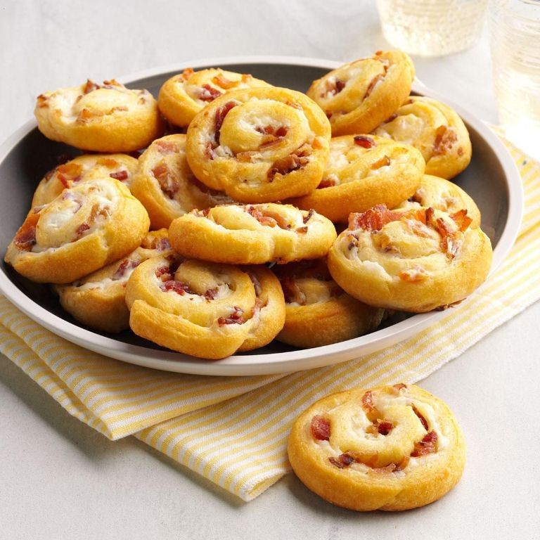 Cream Cheese and Bacon Pinwheels