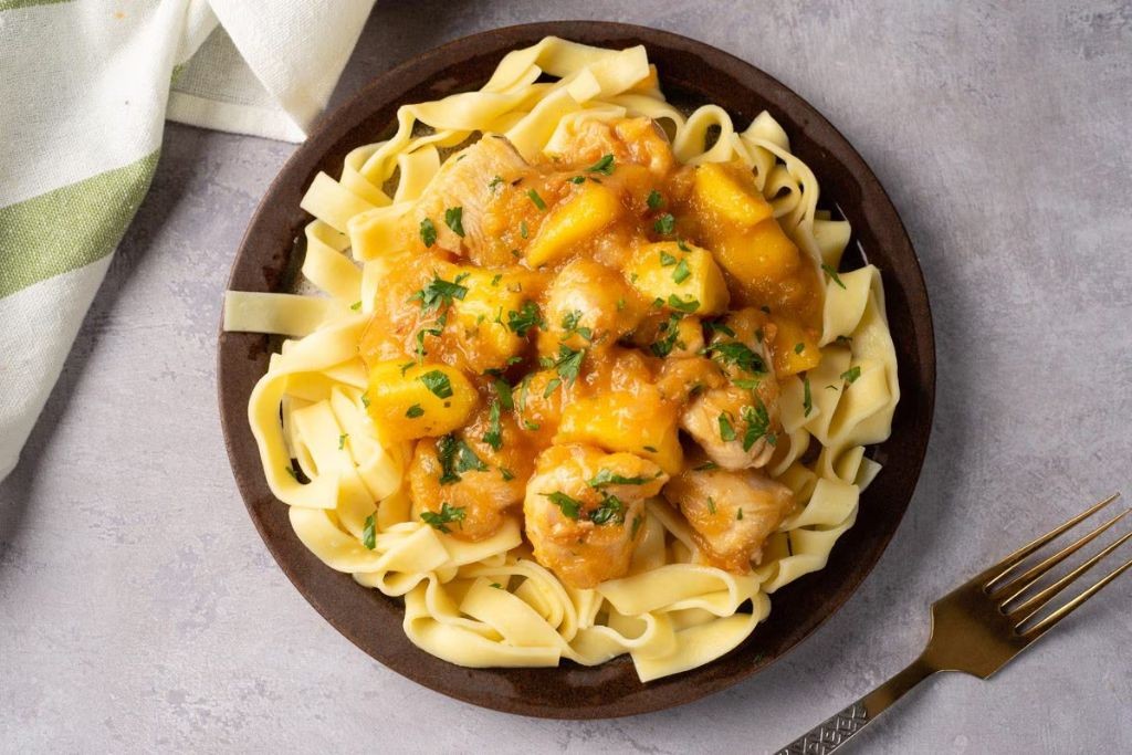 Creamy Apricot Chicken Pasta