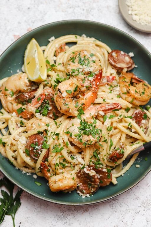 Creamy Cajun Shrimp Pasta Soup