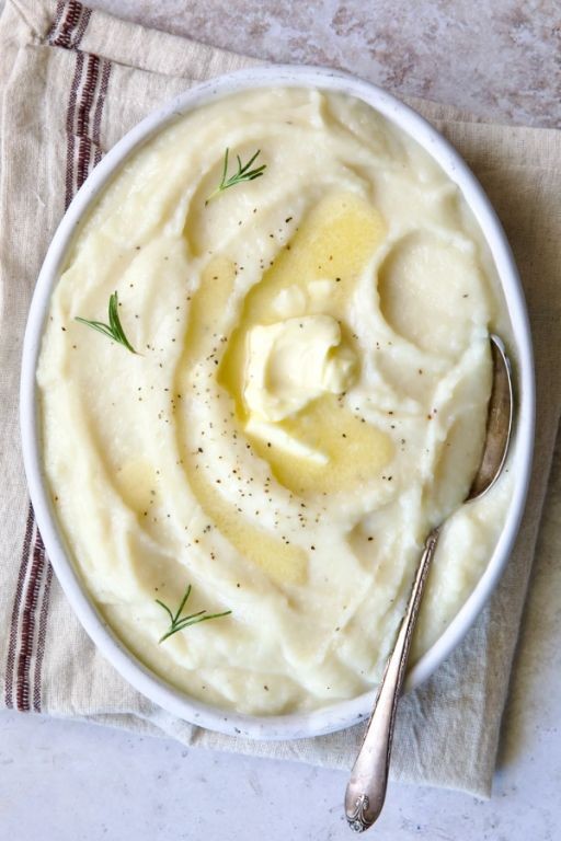 Creamy Parmesan Mashed Turnips