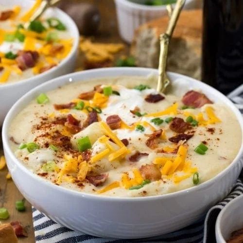 Creamy Potato and Bacon Soup