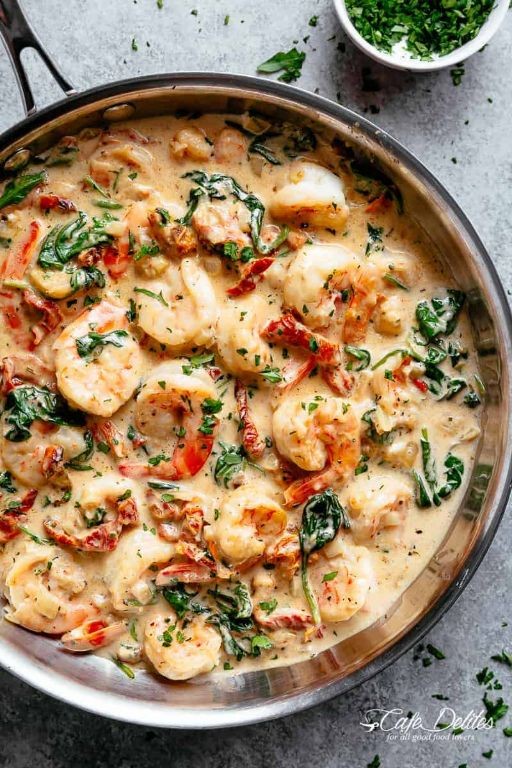 Creamy Tuscan Garlic Butter Shrimp