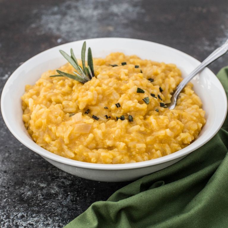 Creamy White Pumpkin Risotto