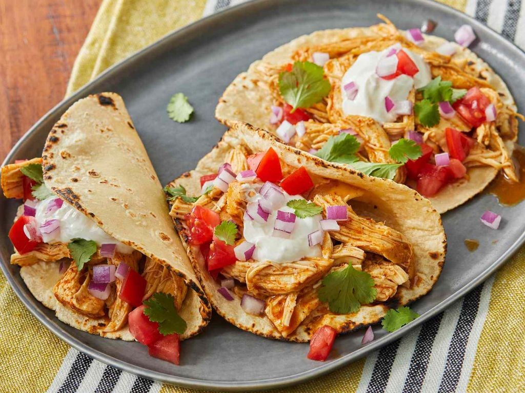 Crock Pot Chicken Tacos