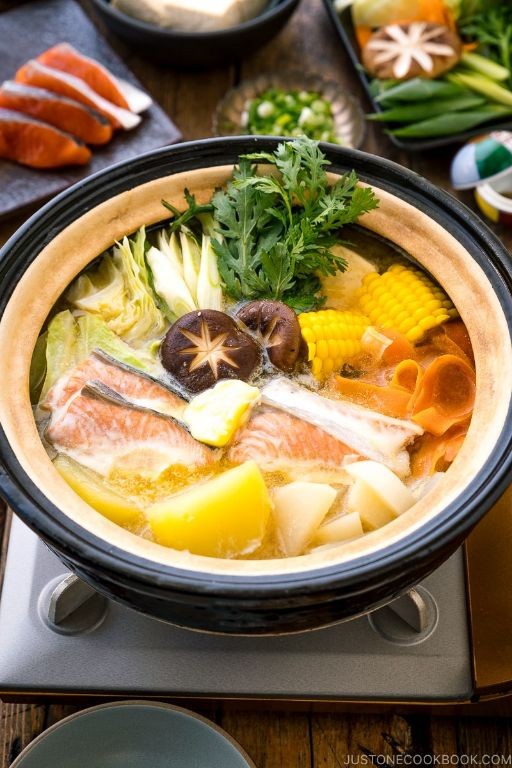 Daikon and Salmon Nabe (Hot Pot)