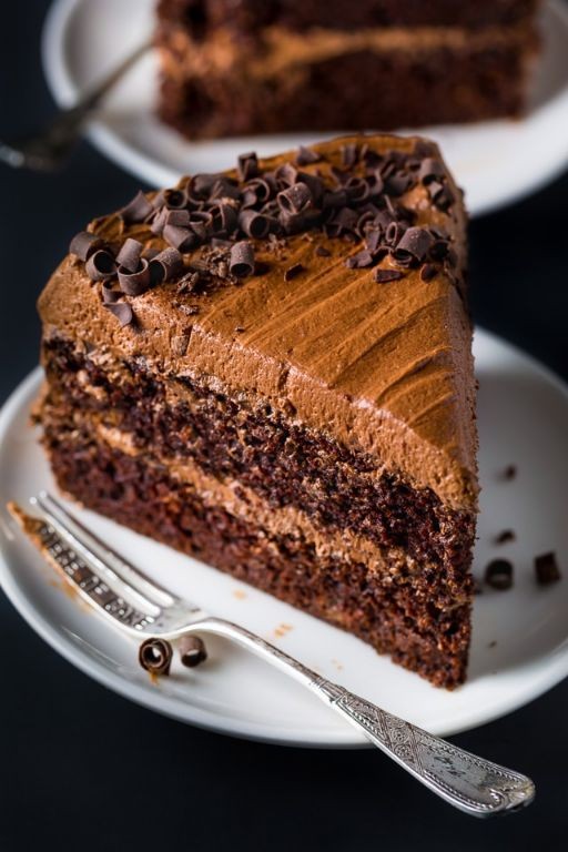 Dark Chocolate Ricotta Fudge Cake