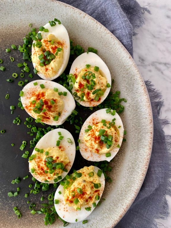 Deviled Eggs with a Smoky Paprika Sprinkle
