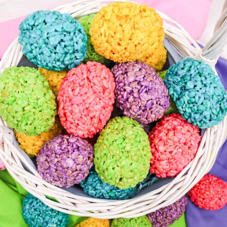 Easter Egg Rice Krispie Treats