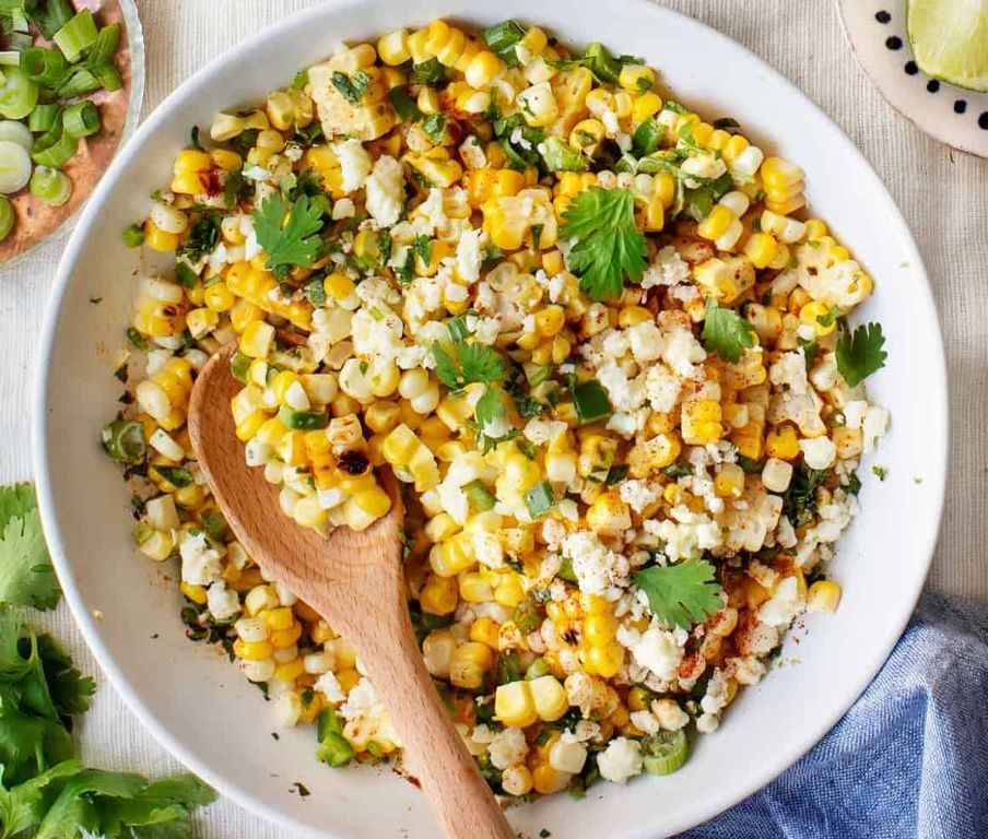 Fiery Mexican Street Corn Salad