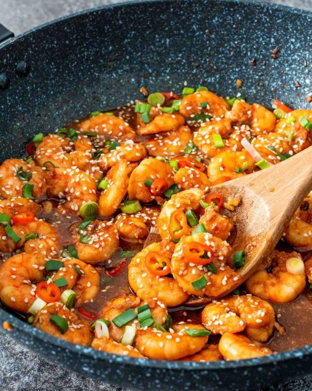 Garlic Butter Asian Shrimp Stir-Fry