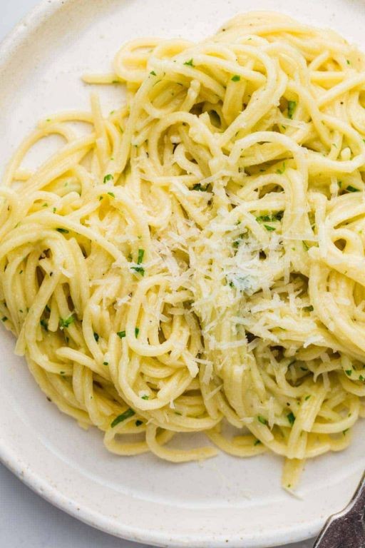 Garlic Butter Pasta with Parmesan