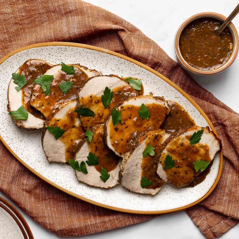 Garlic Herb Instant Pot Pork Roast