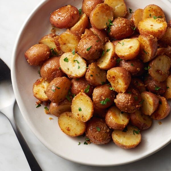 Garlic Herb Roasted Little Red Potatoes