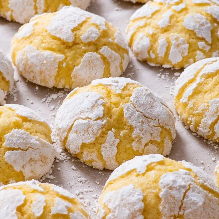 Gluten Free Lemon Crinkle Cookies