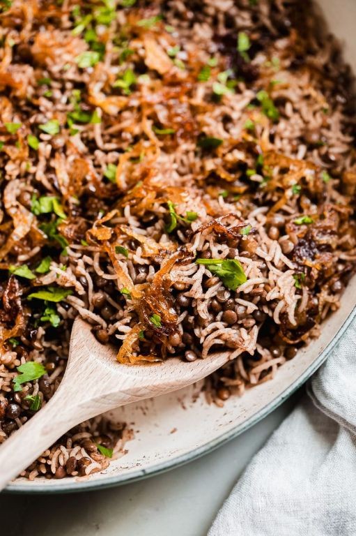 Gluten-Free Mujadara with Wild Rice