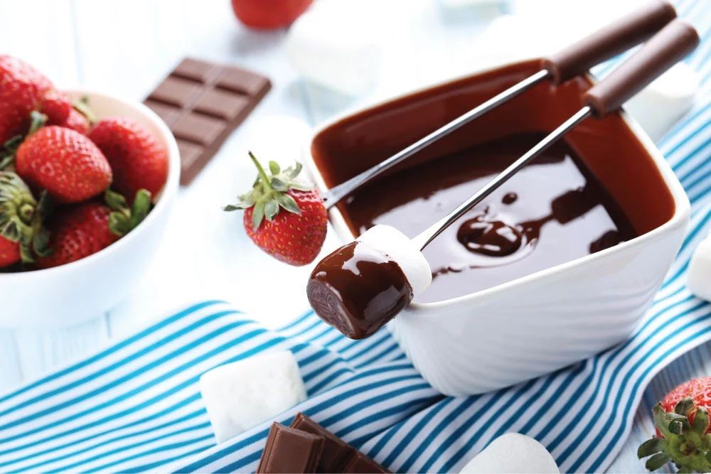Goron Rock Roast Chocolate Fondue