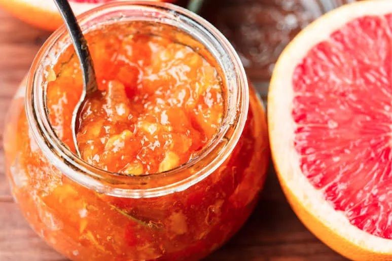 Grapefruit Rosemary Jam