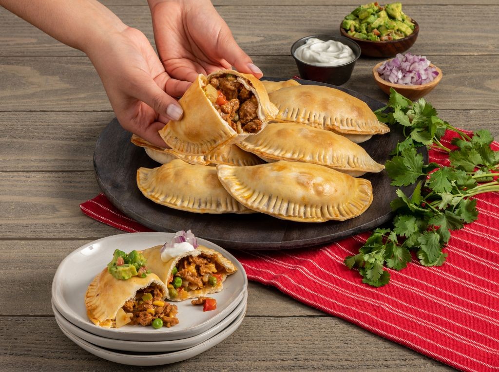 Ground chicken and corn empanadas