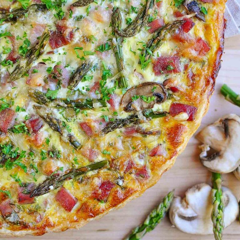 Ham and Asparagus Tart