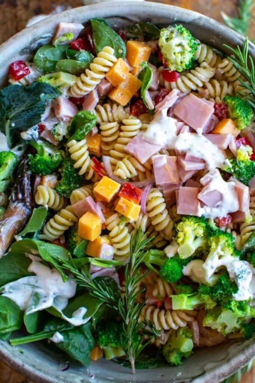 Ham and Broccoli Pasta Salad