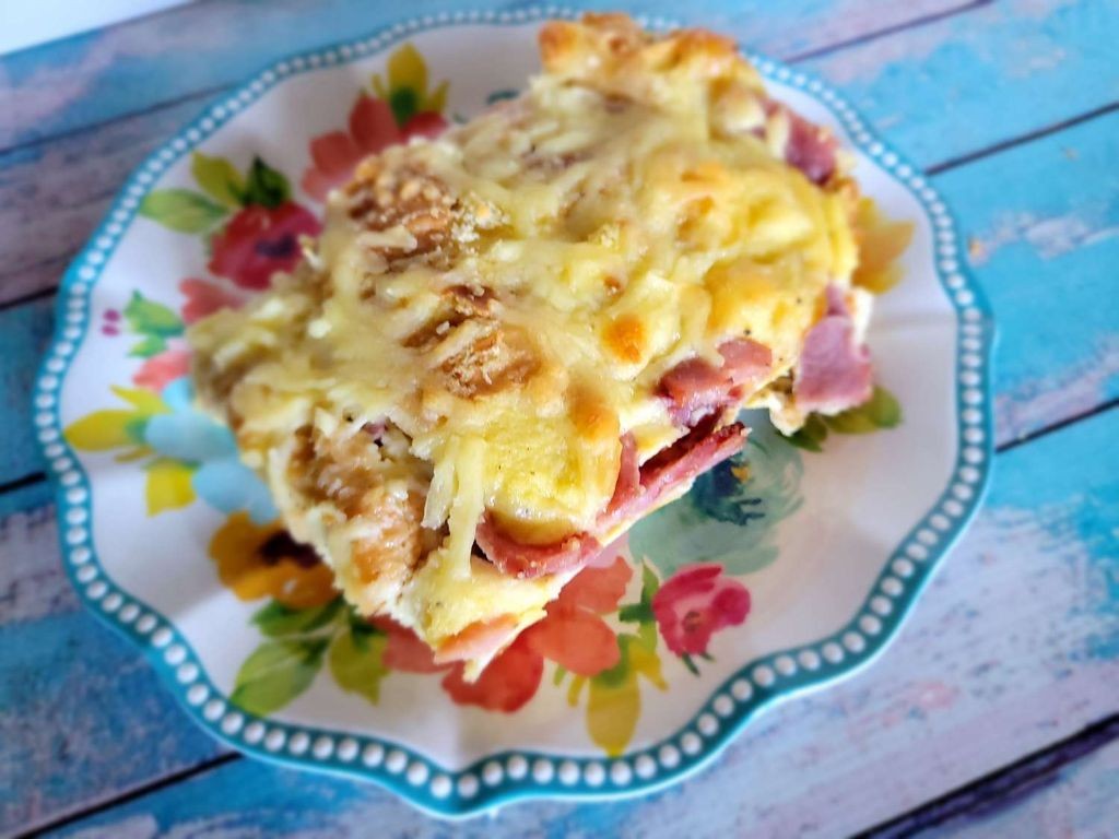 Ham and Cheese Breakfast Casserole
