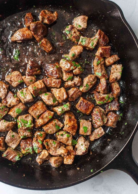 Herb-Marinated Fried Cube Steak