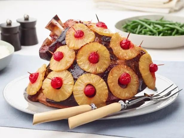 Honey Glazed Ham with Pineapple