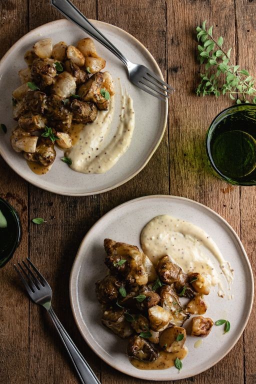 Honey Mustard Mashed Turnips