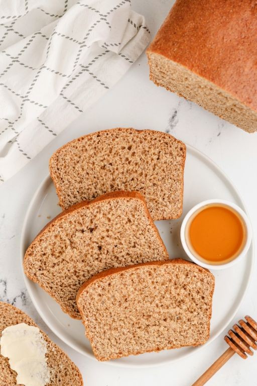 Honey Whole Wheat Sandwich Bread