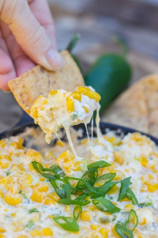 Hot Corn and Jalapeño Dip