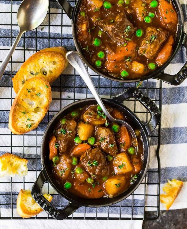 Instant Microwave Pressure Cooked Beef Stew